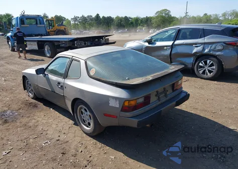 1986 Porsche 944 из США, поврежденный, VIN WP0AA0949GN457314